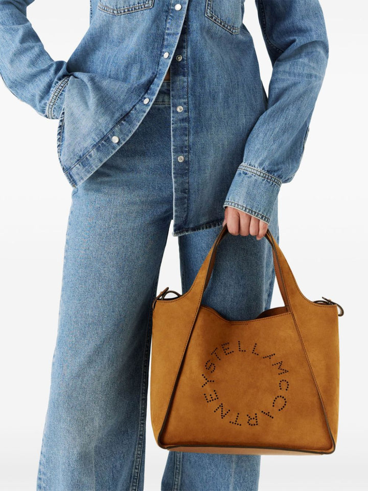 Stella McCartney Perforated Logo Tote Bag