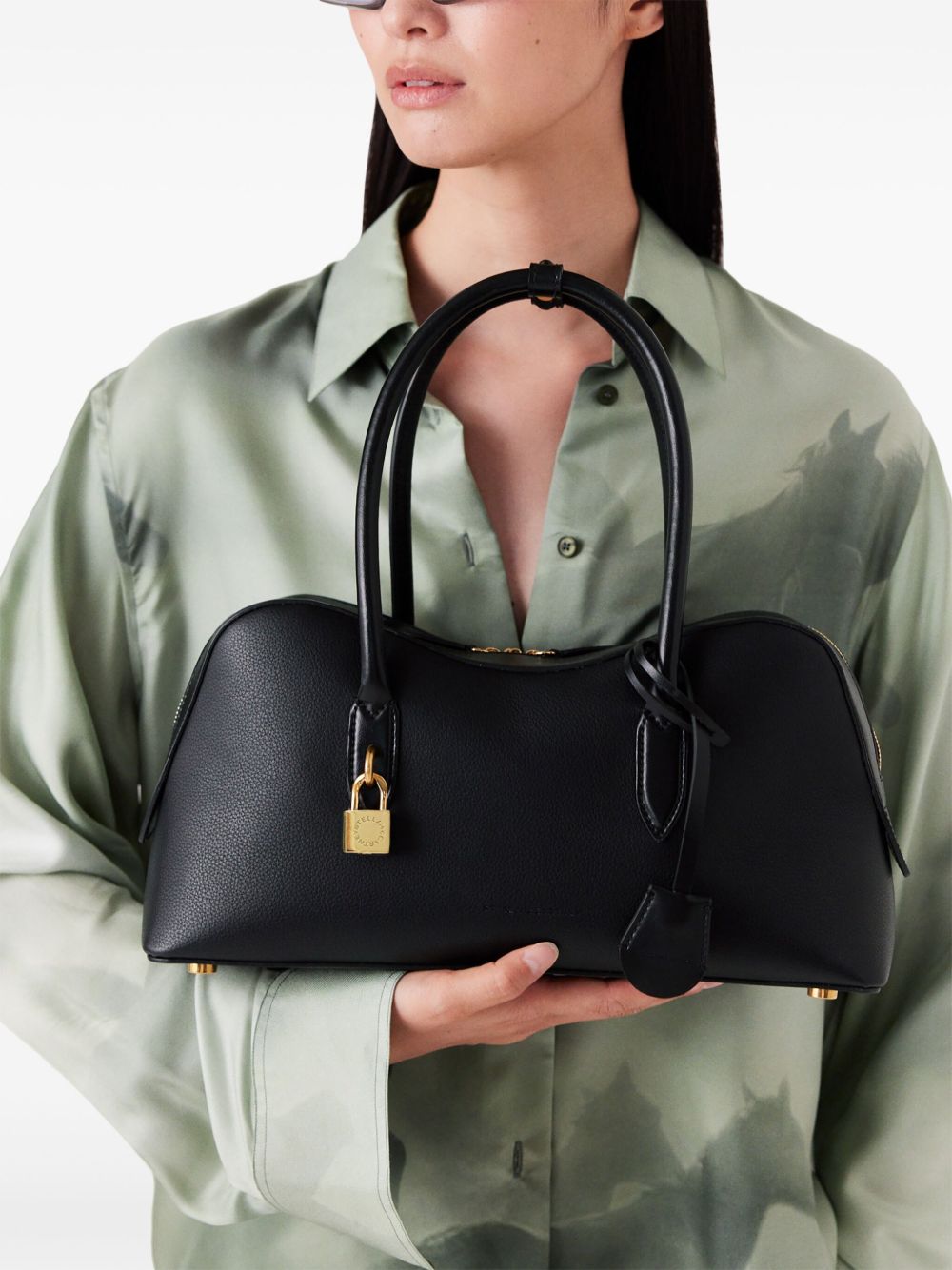 Stella McCartney Stella Ryder Black Shoulder Bag