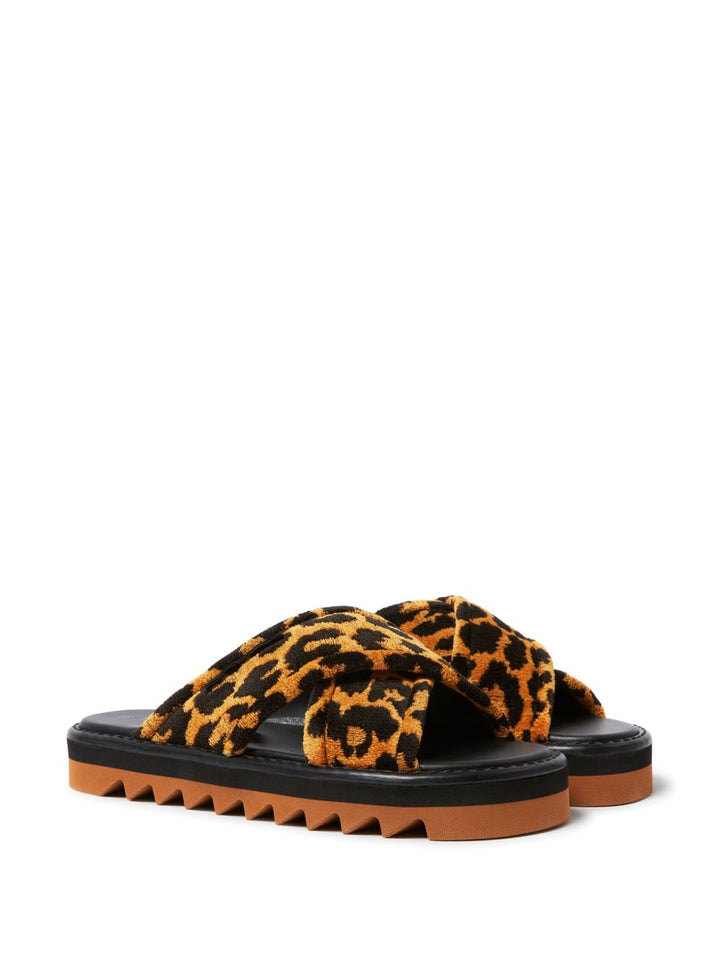 Stella McCartney Leopard print slip-ons