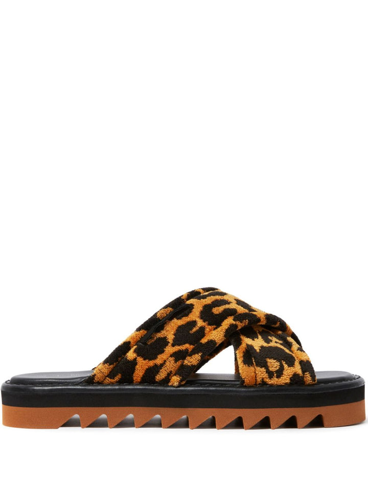 Stella McCartney Leopard print slip-ons