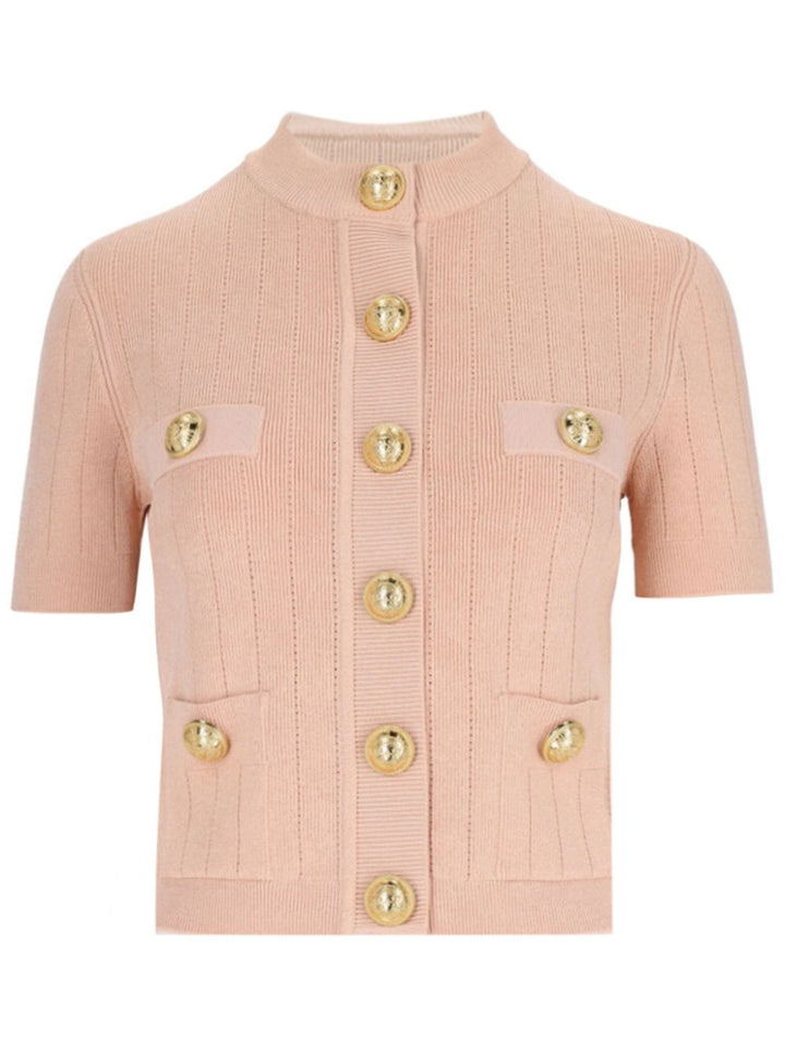 Balmain Top with gold buttons