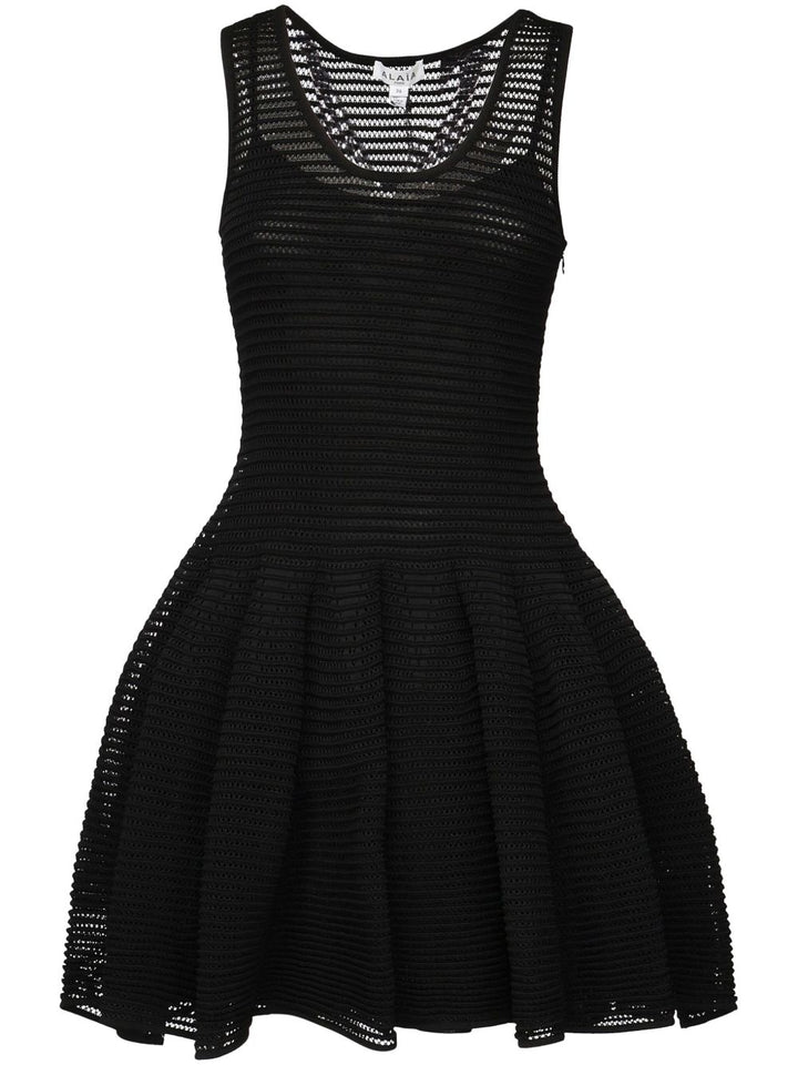 Alaia Crinoline Knitted Mini Dress