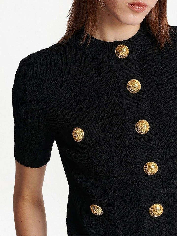 Balmain Top with gold buttons