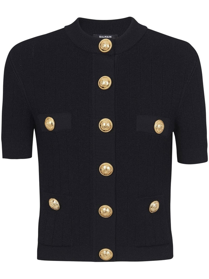 Balmain Top with gold buttons