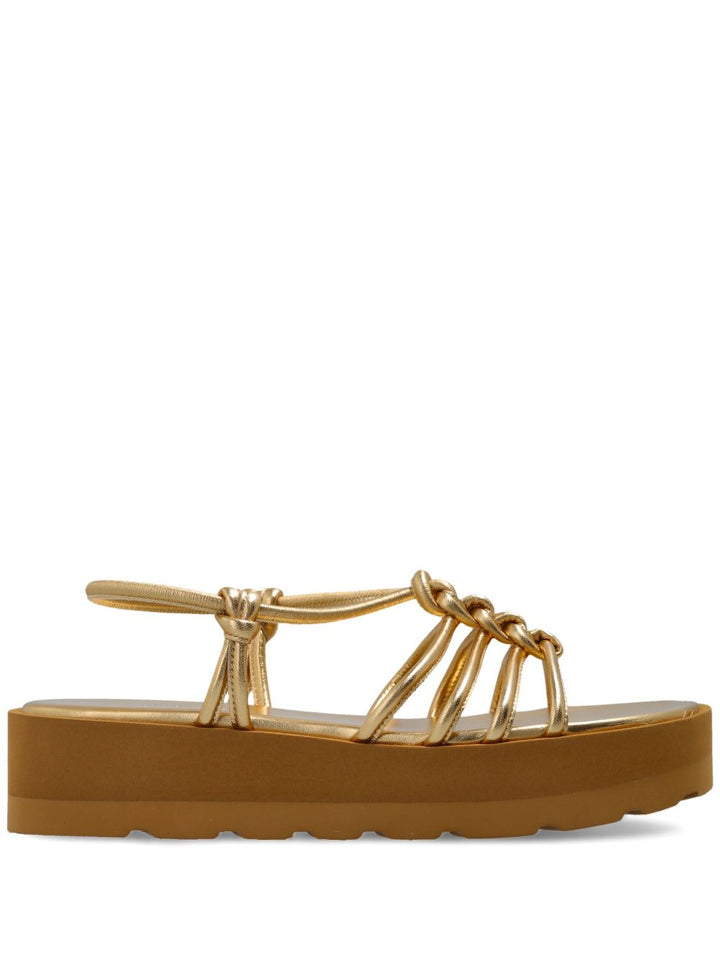 Gianvito Rossi Hebe Gold Sandals