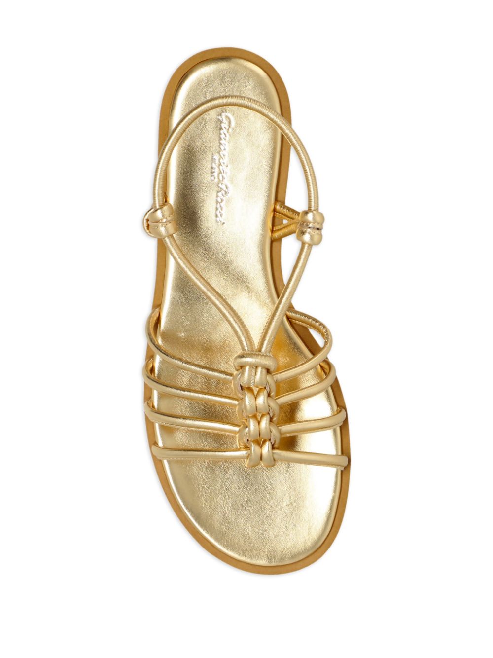 Gianvito Rossi Hebe Gold Sandals