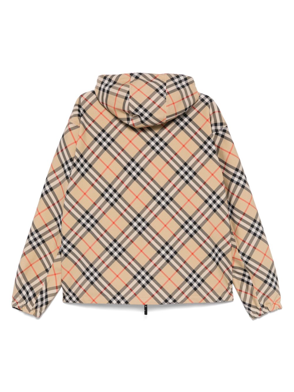 Burberry Checkered hooded Jacket