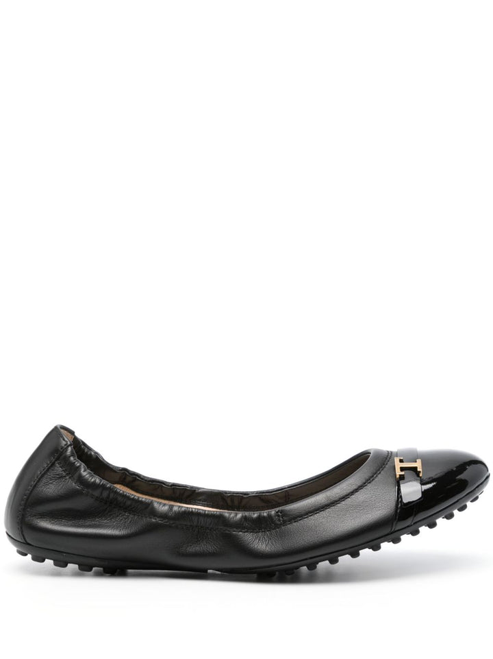 Tod's Black Ballerina flats