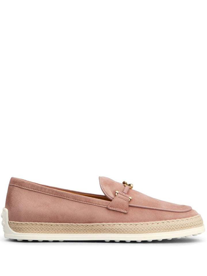 Tod's Flat Suede Loafers