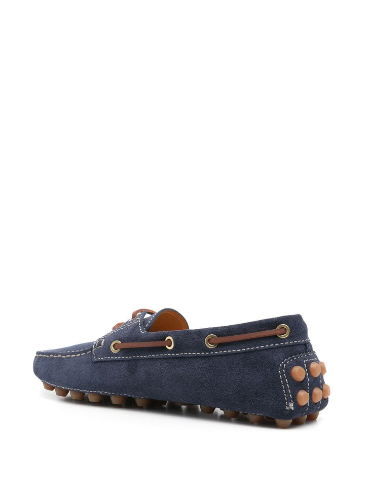 Tod's Navy Blue Flat shoes