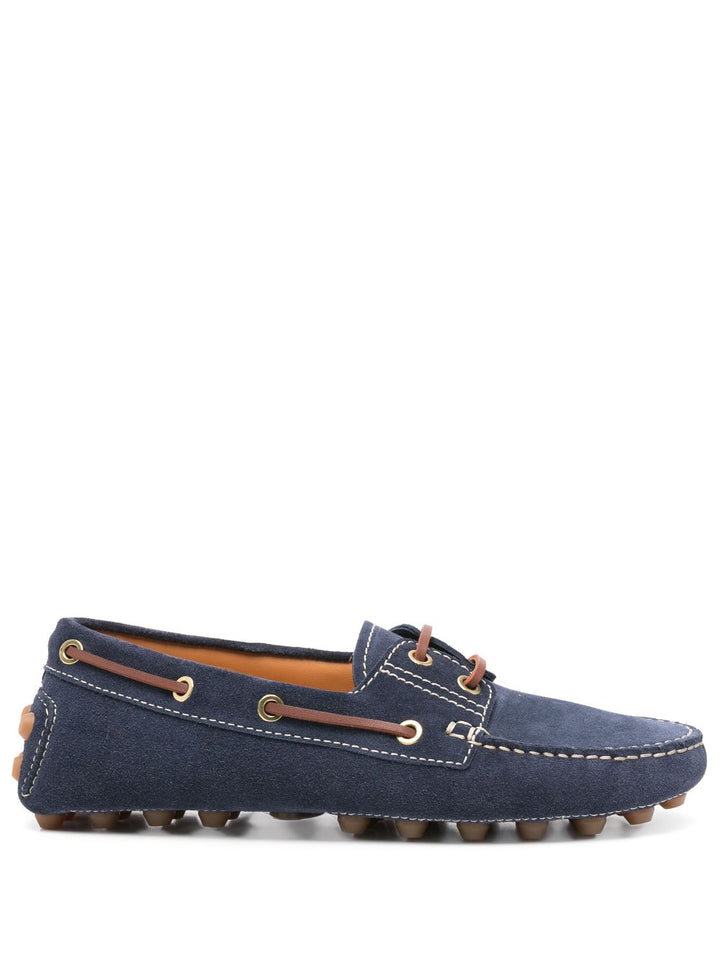 Tod's Navy Blue Flat shoes