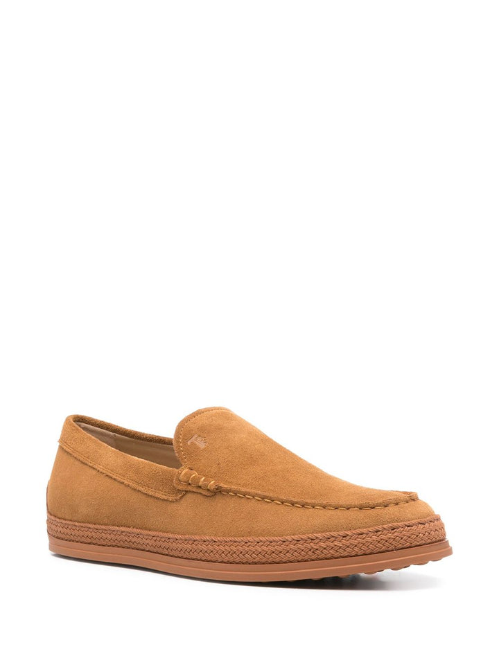 Tod's Leather Brown Moccasins