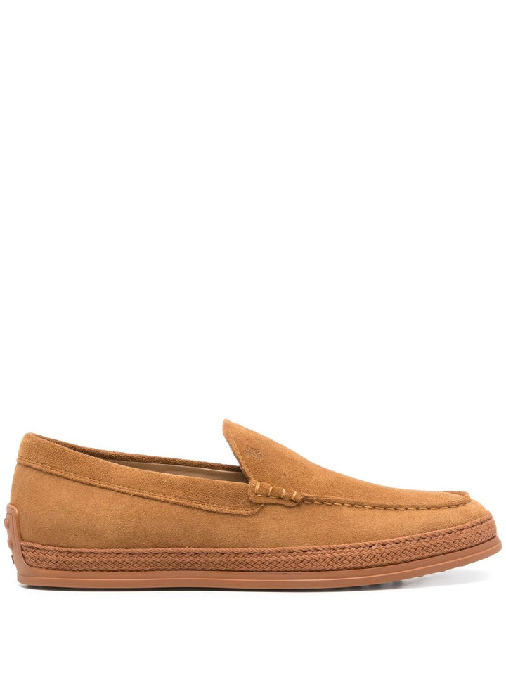 Tod's Leather Brown Moccasins