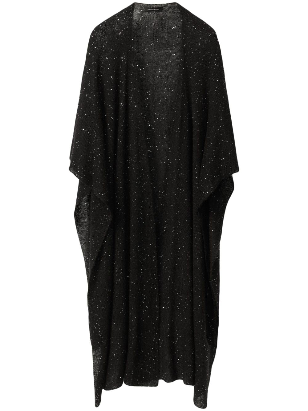 Fabiana Filippi Black Shimmery Duster