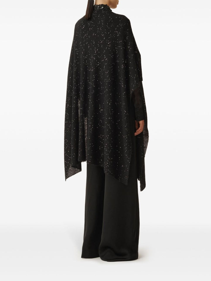 Fabiana Filippi Black Shimmery Duster