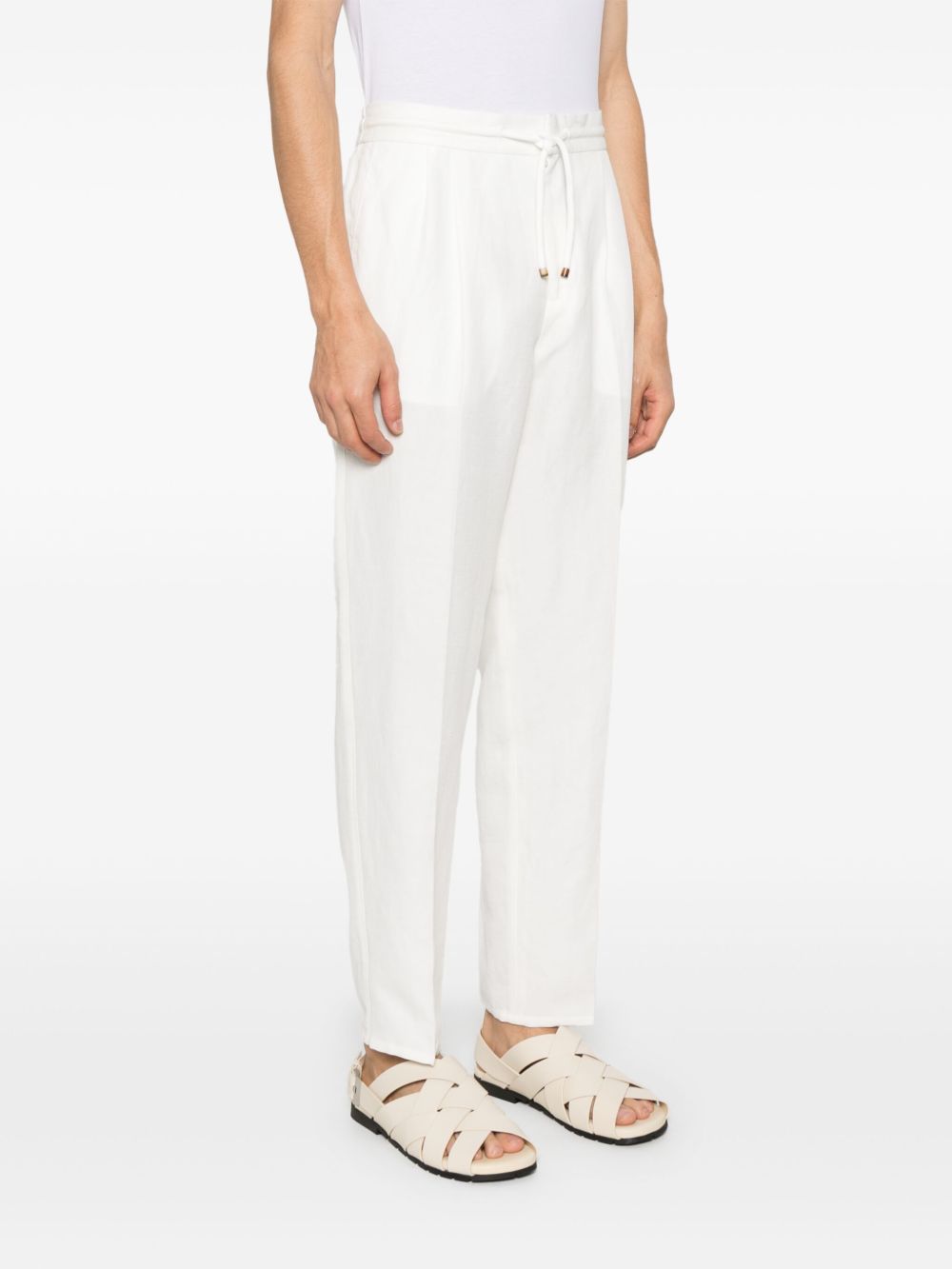 Brunello Cucinelli White Trousers