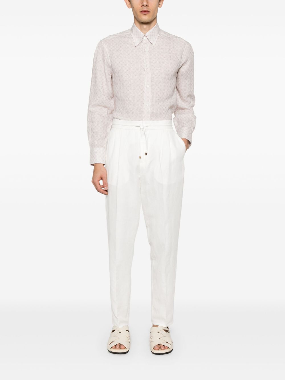 Brunello Cucinelli White Trousers