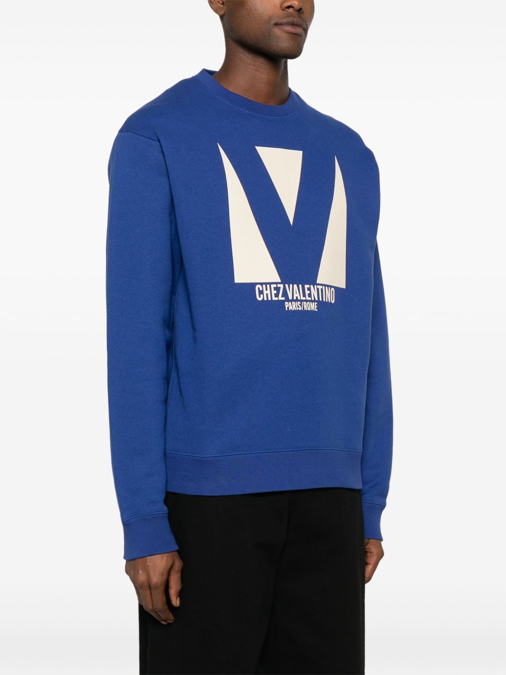 Valentino Chez Valentino Sweatshirt Blue