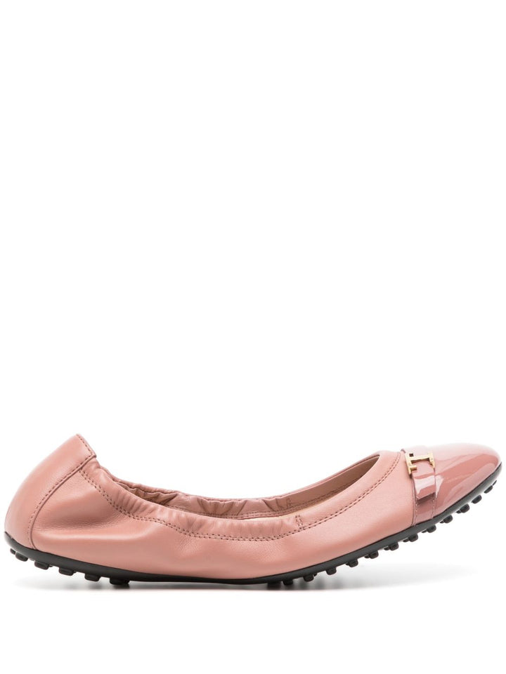 Tod's Pink Ballerina Flats