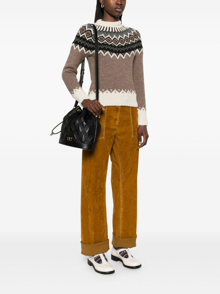 Valentino Garavani  67 Quiltie 67 leather bucket bag