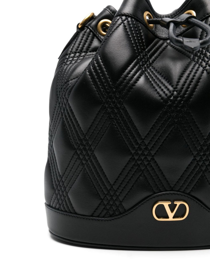 Valentino Garavani  67 Quiltie 67 leather bucket bag