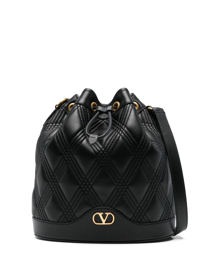 Valentino Garavani  67 Quiltie 67 leather bucket bag