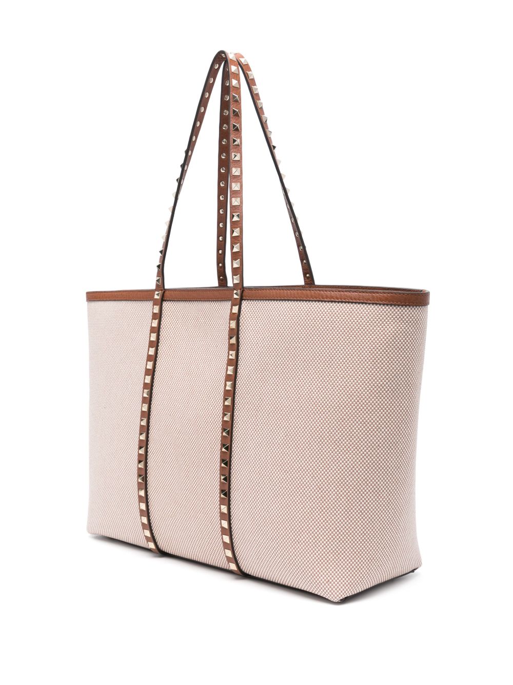 Valentino Garavani Rockstud canvas medium tote