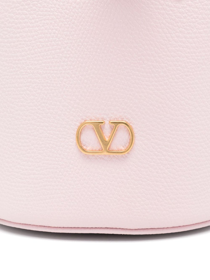 Valentino Garavani VLogo Signature mini leather bucket bag