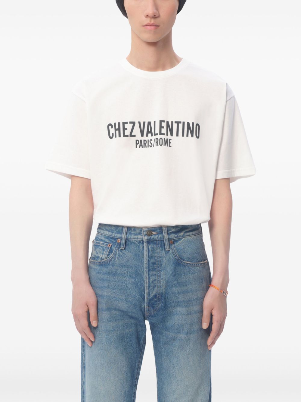 Valentino Chez Valentino White T-Shirt