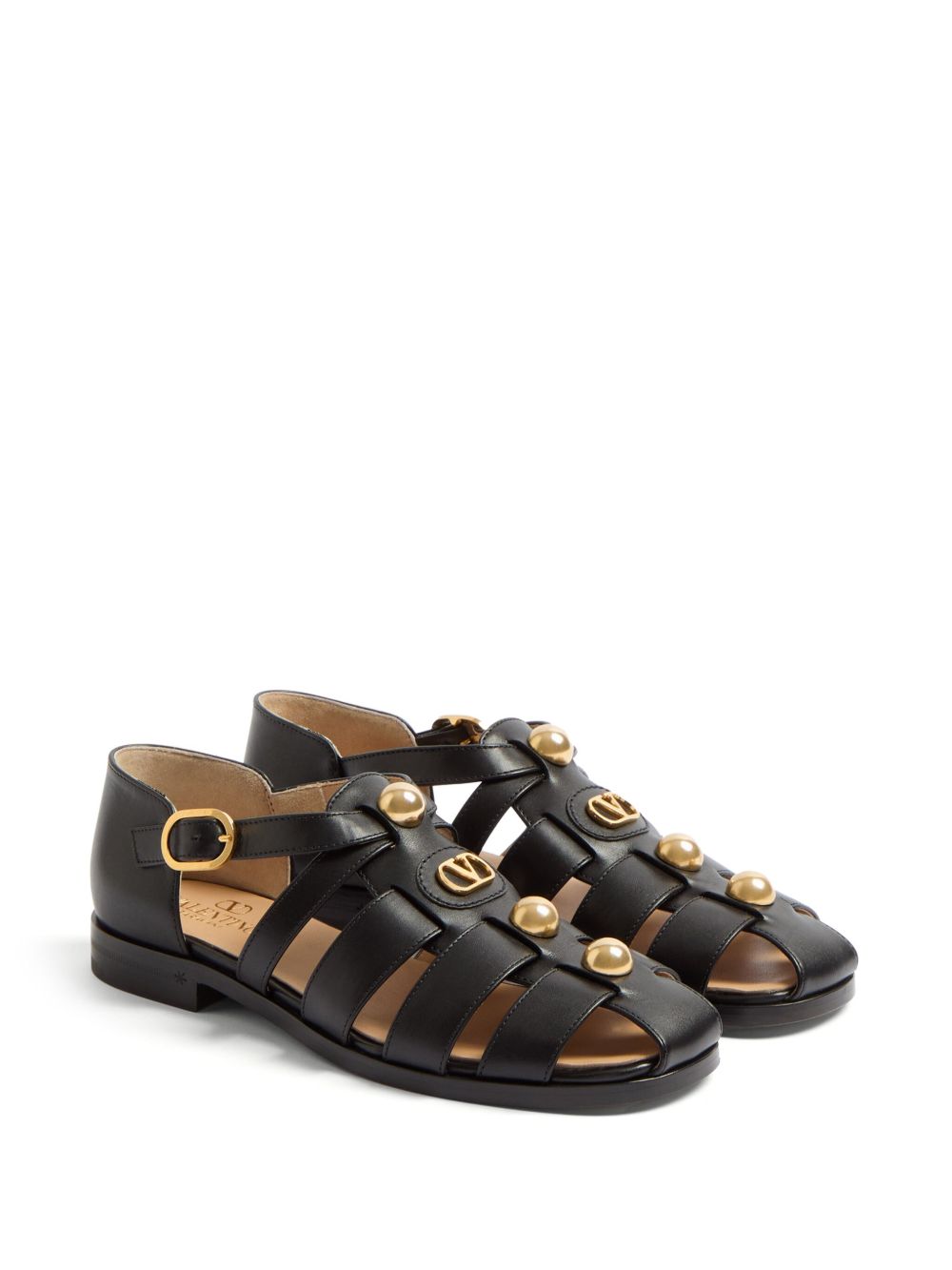 Valentino Garavani VLogo Signature leather sandals