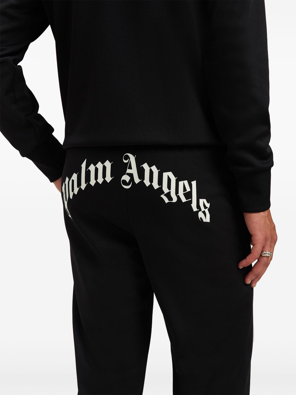 Palm Angels Black Trousers