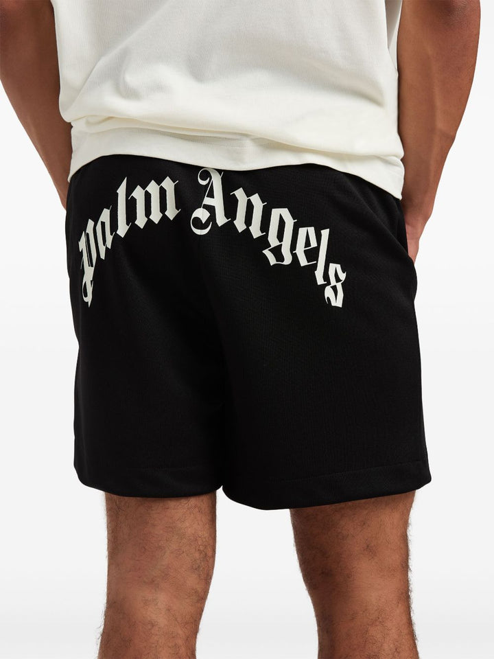 Palm Angels Black Shorts