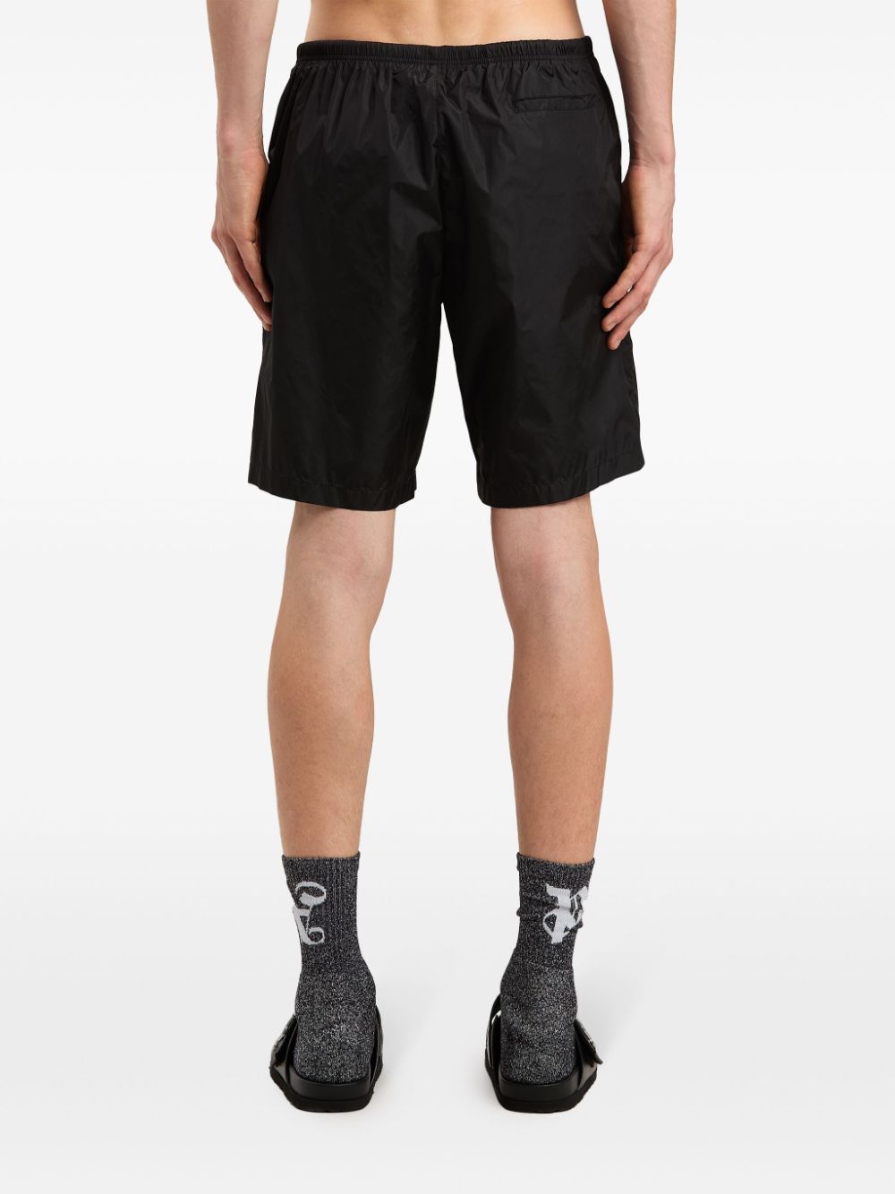 Palm Angels Black Swim Shorts