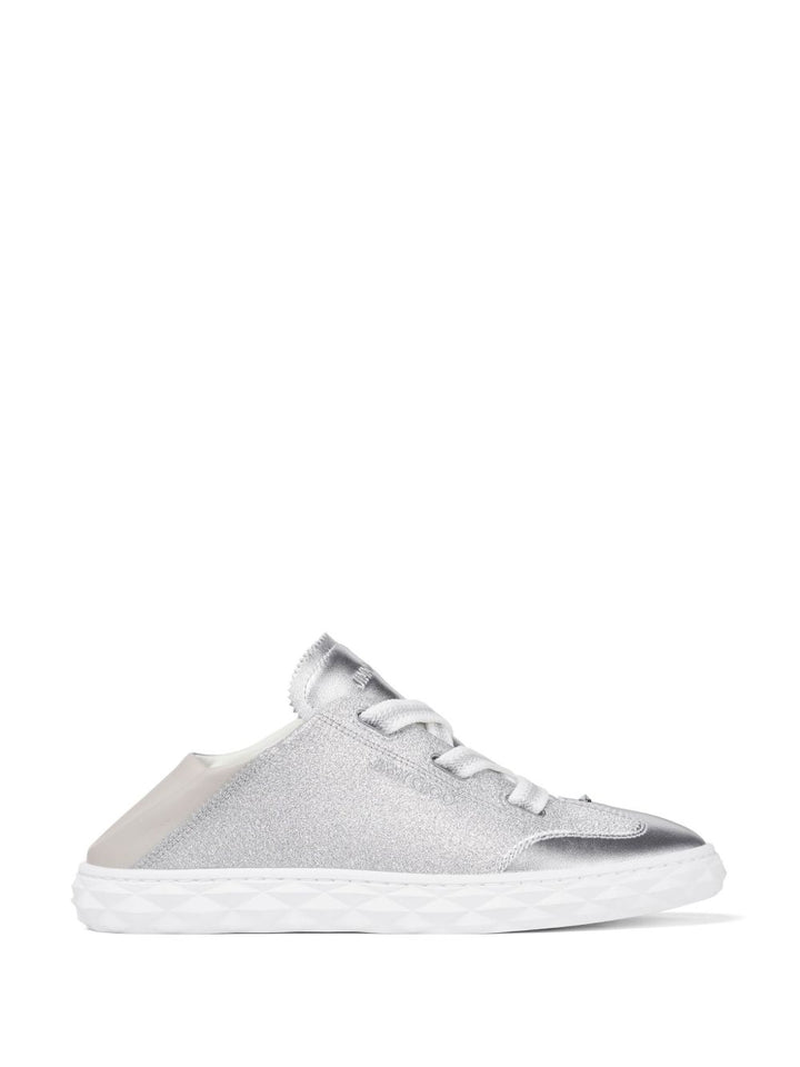 Jimmy Choo Silver Sneakers