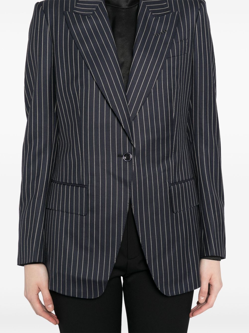 Tom Ford navy pinstripe blazer