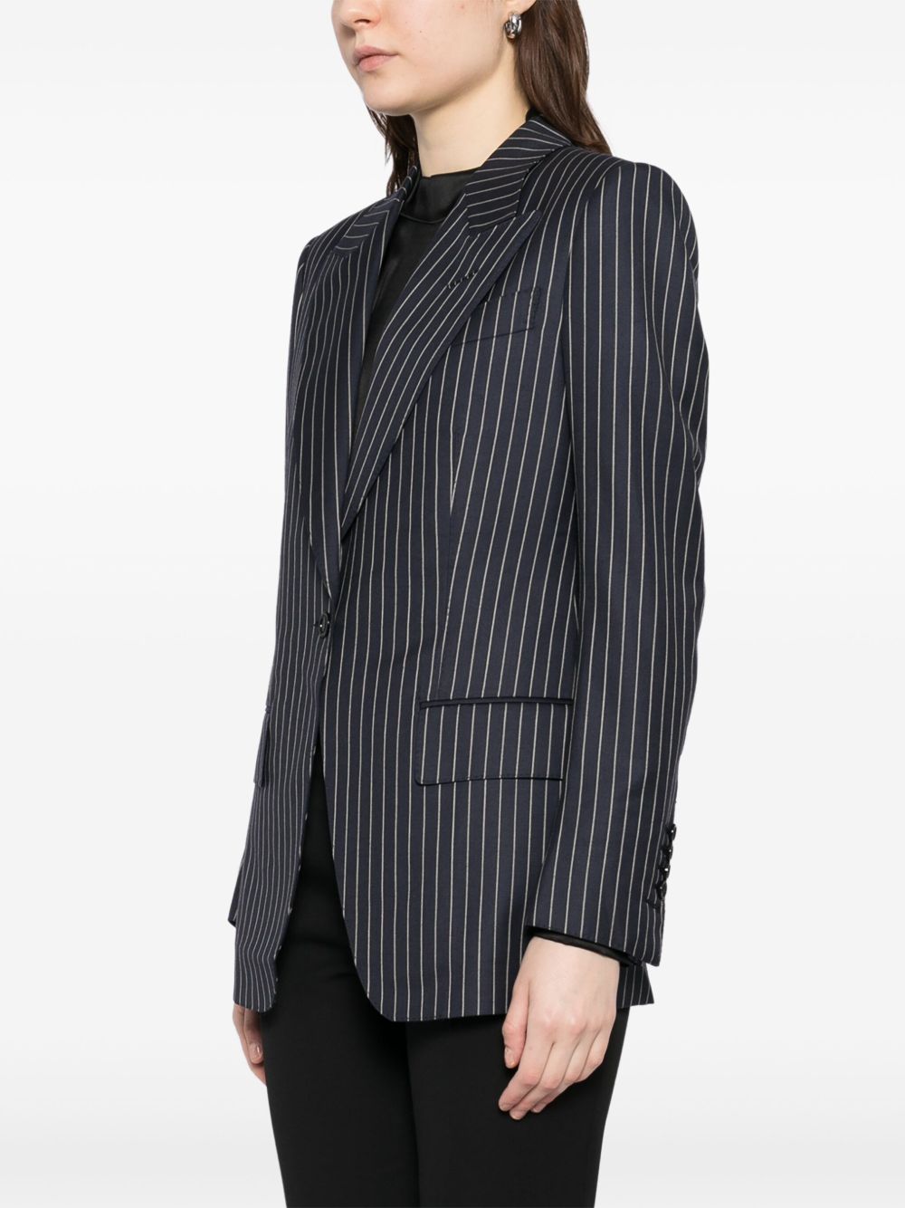 Tom Ford navy pinstripe blazer