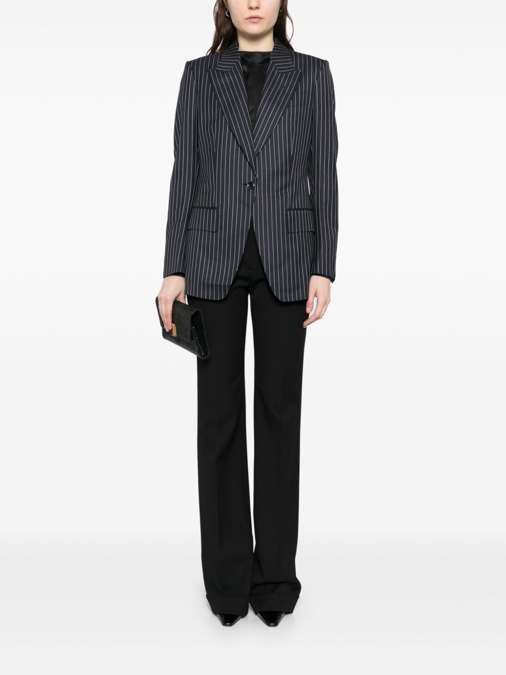 Tom Ford navy pinstripe blazer