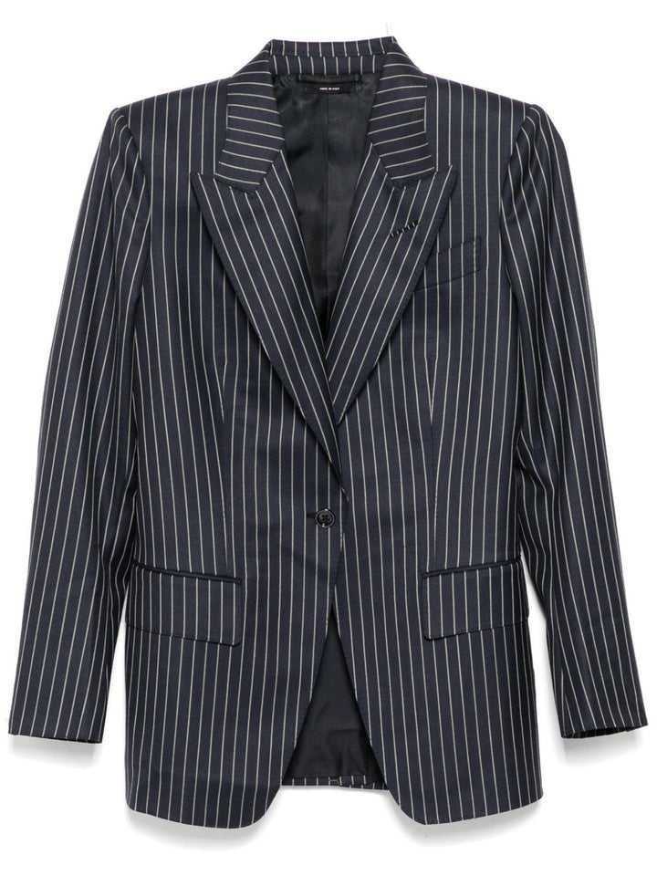 Tom Ford navy pinstripe blazer