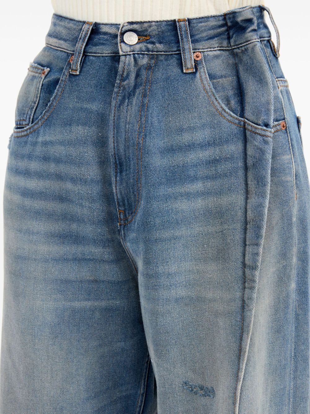 MM6 Maison Margiela Distressed Jeans