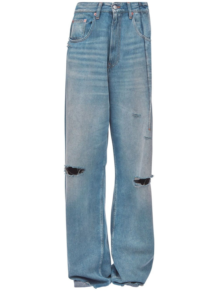 MM6 Maison Margiela Distressed Jeans