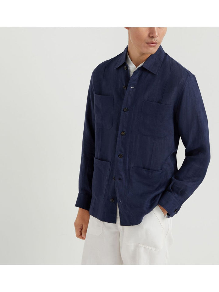 Brunello Cucinelli Navy blue Shirt