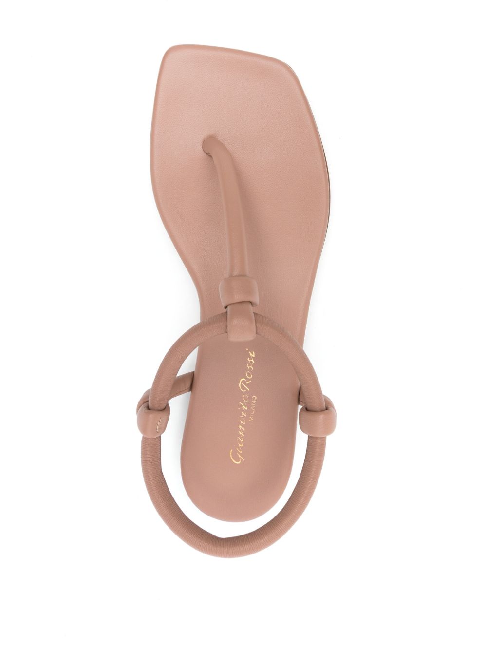 Gianvito Rossi Juno Leather Thong Sandals