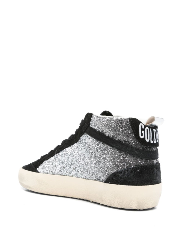 Golden Goose Mid Star Black Sneakers