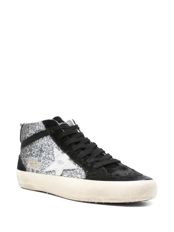 Golden Goose Mid Star Black Sneakers