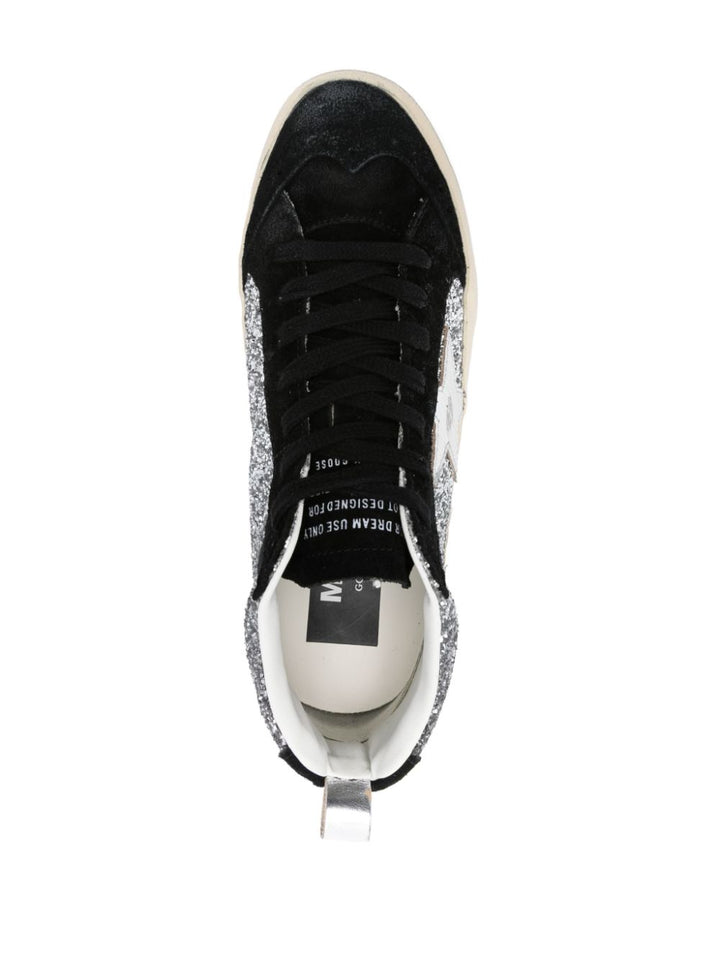 Golden Goose Mid Star Black Sneakers