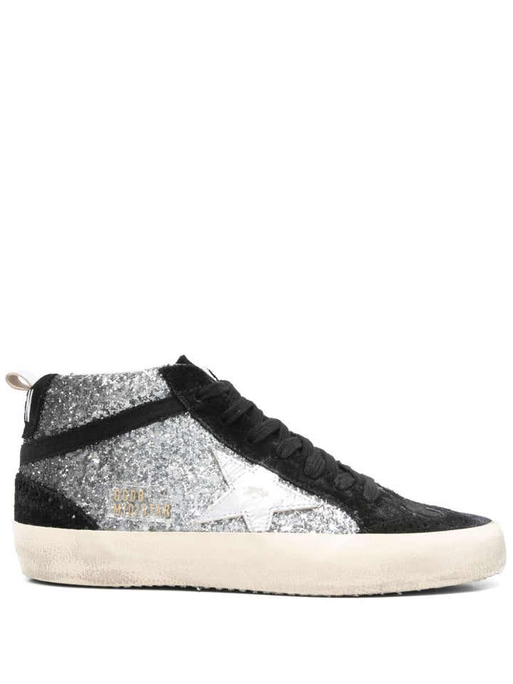 Golden Goose Mid Star Black Sneakers