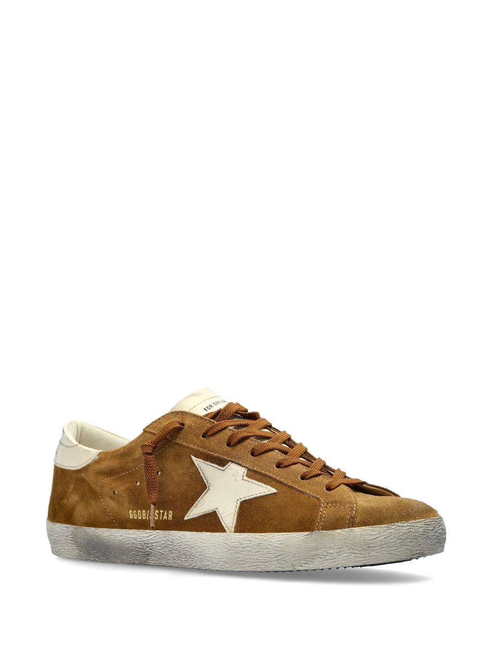 Golden Goose Brown Suede Super Star Sneakers