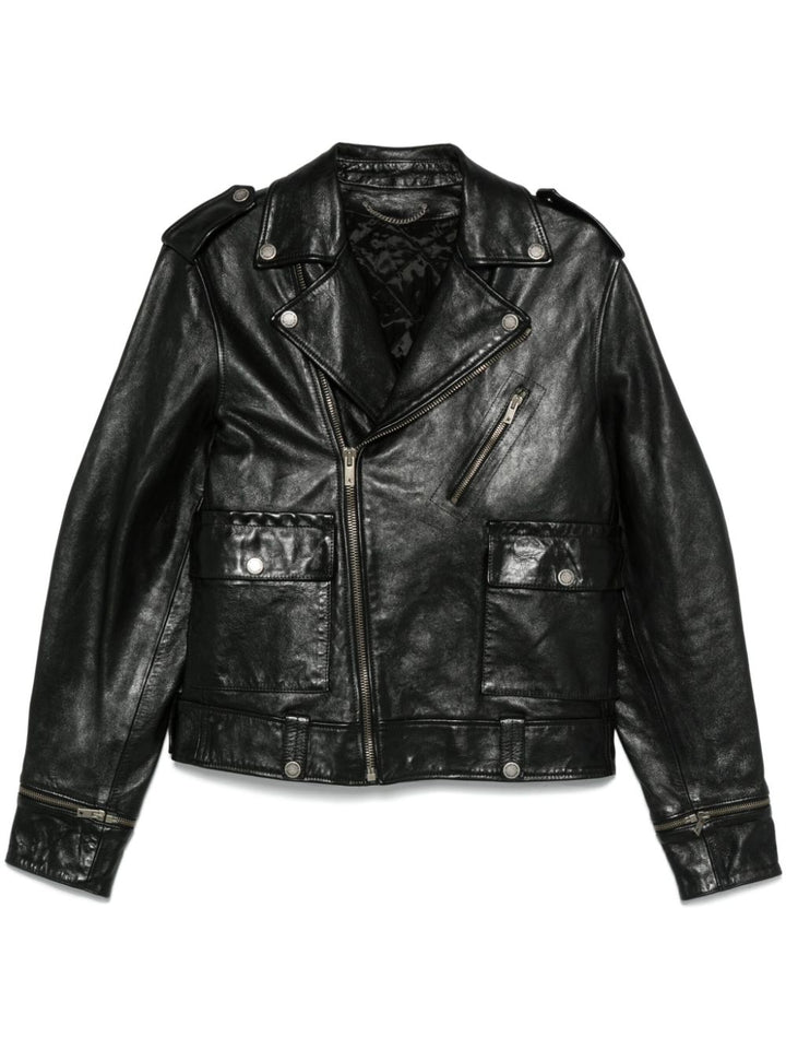 Golden Goose Black Leather Jacket