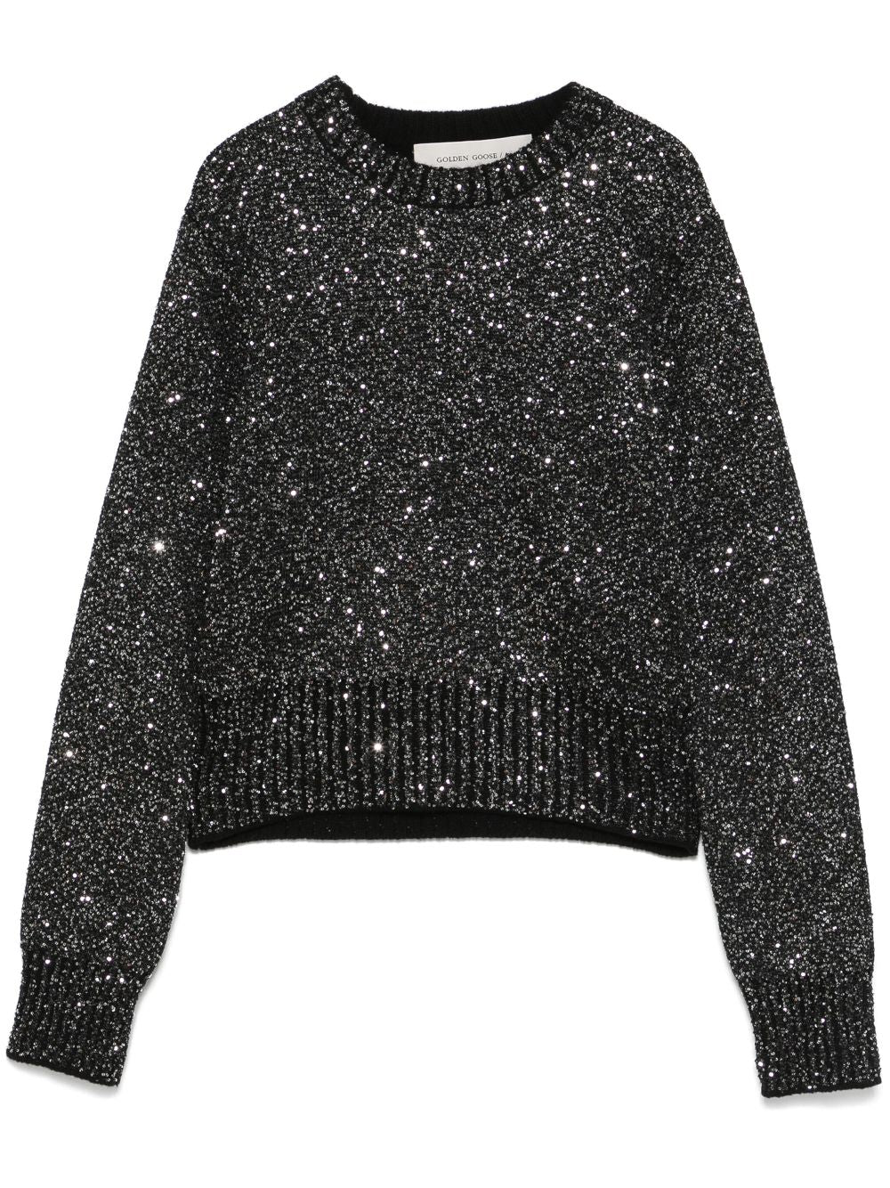 Golden Goose Black Shimmer Sweater