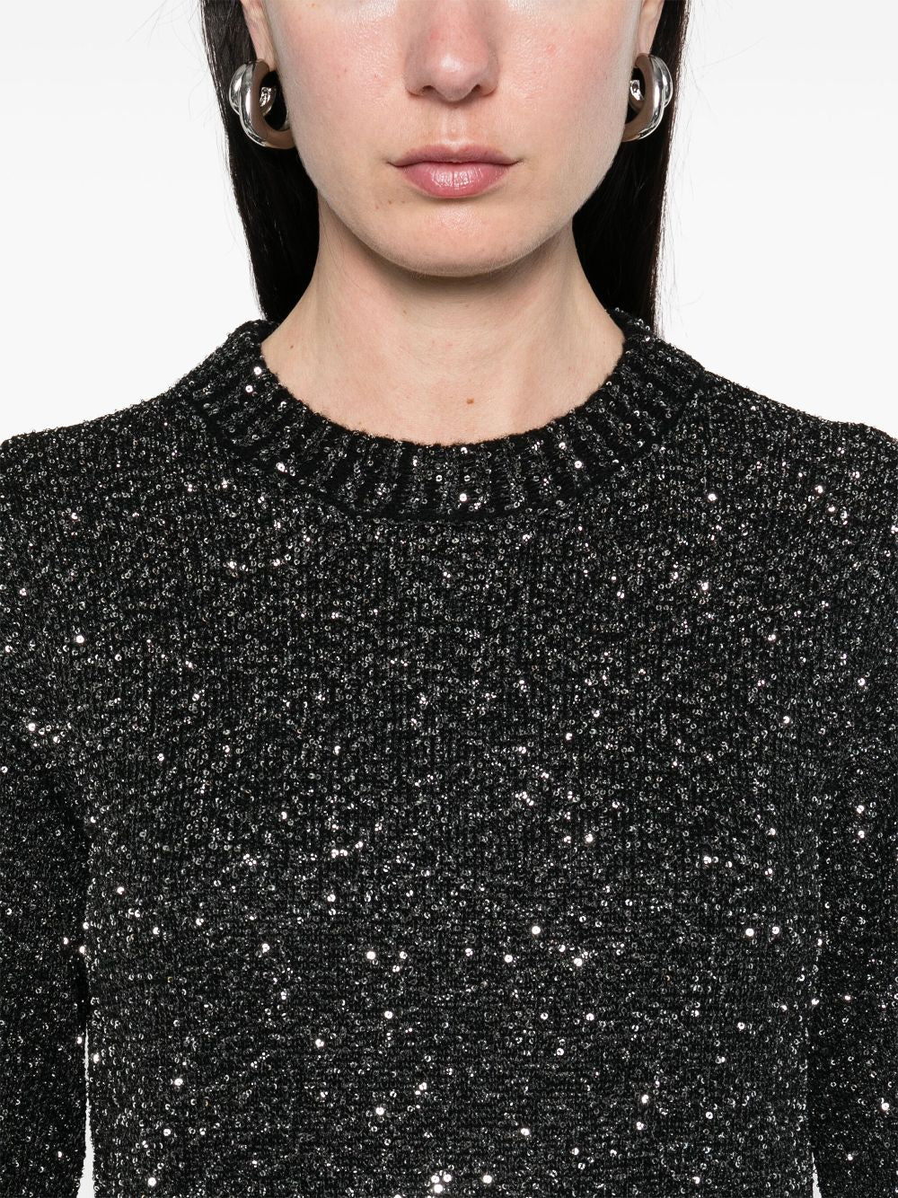 Golden Goose Black Shimmer Sweater